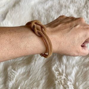 Gold mesh metal cuff